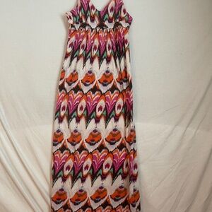 Lucky Brand Boho Maxi Dress Size Small | Adjustable Straps, Casual